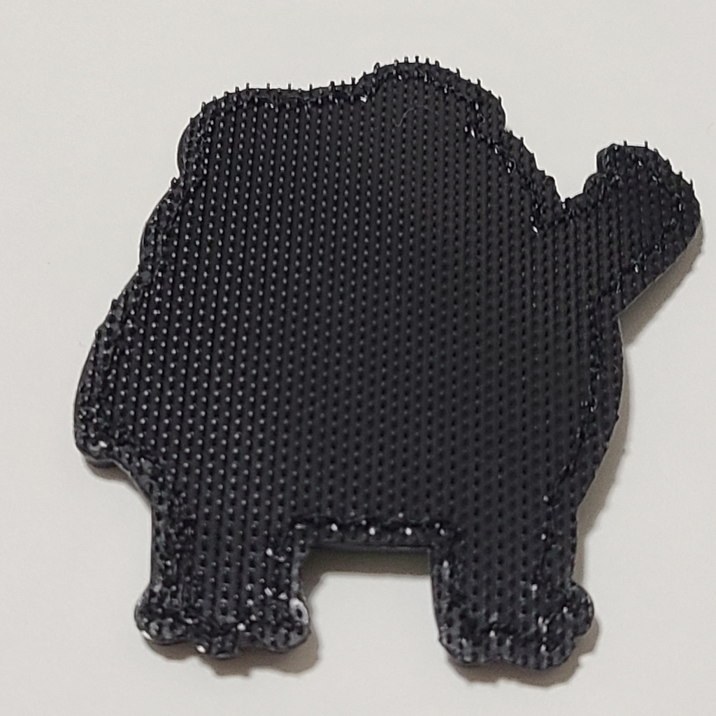 PVC 3D ベルクロワッペン CRITTAC カエル ミリタリーパッチ