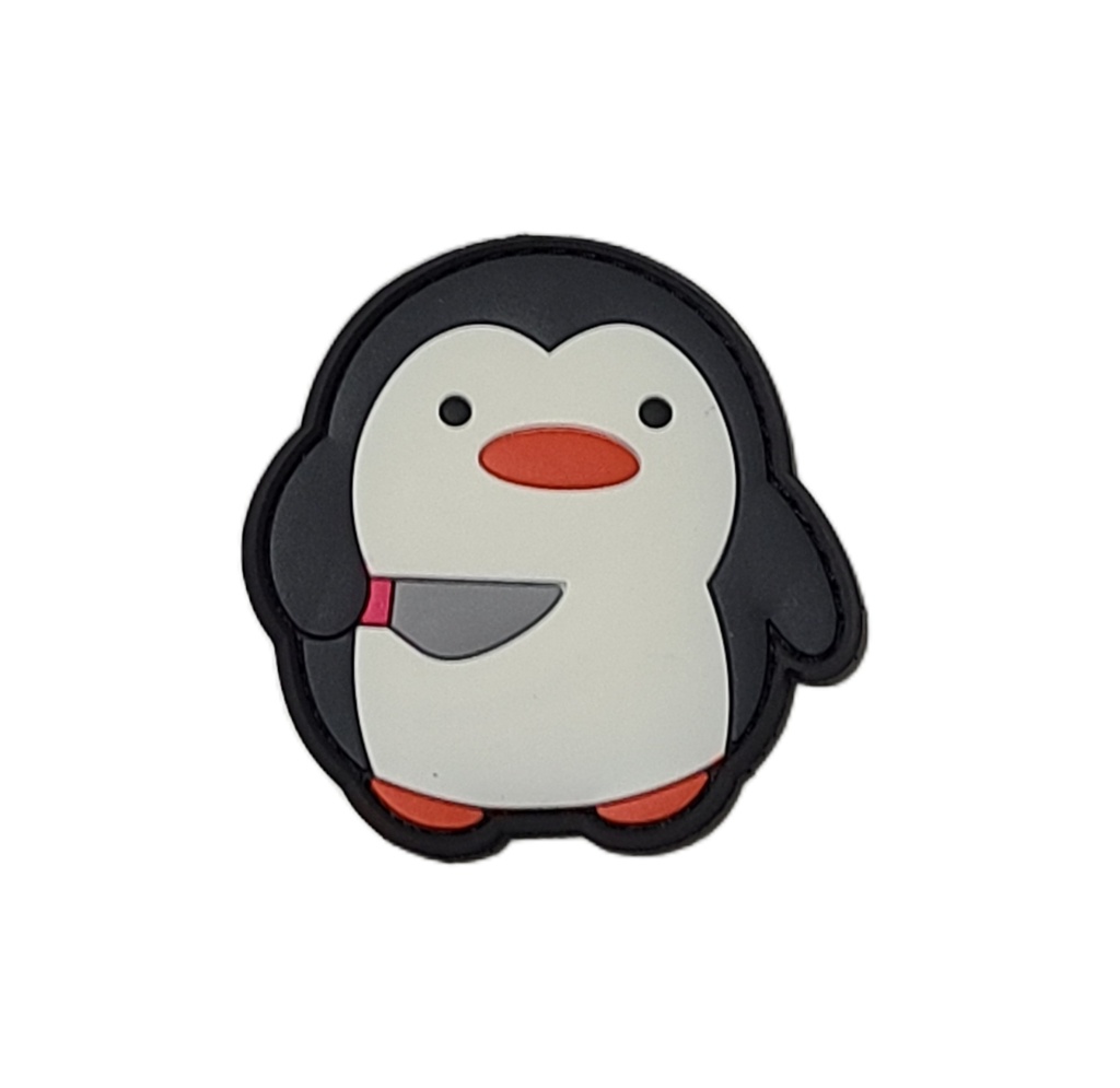 PVC 3D ベルクロワッペン CRITTAC ペンギン ミリタリーパッチ