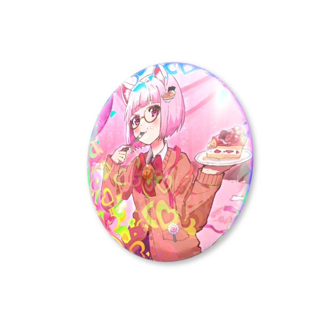 🎉歌い手5周年記念🎉ななしょ様書き下ろし 『ホログラム付き缶バッジ 44mm』