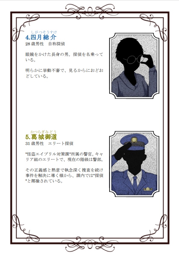 マーダーミステリー『怪盗エイプリルと七人の探偵たち』