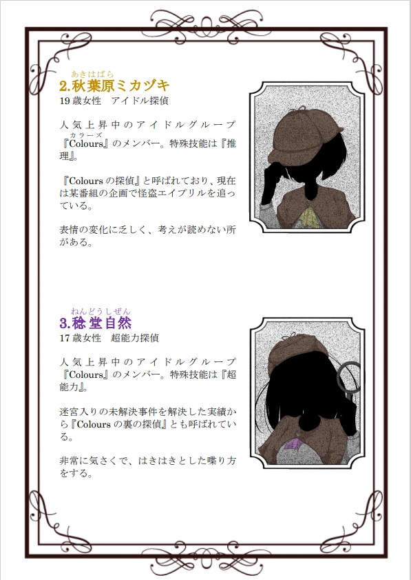 マーダーミステリー『怪盗エイプリルと七人の探偵たち』