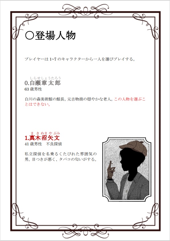 マーダーミステリー『怪盗エイプリルと七人の探偵たち』