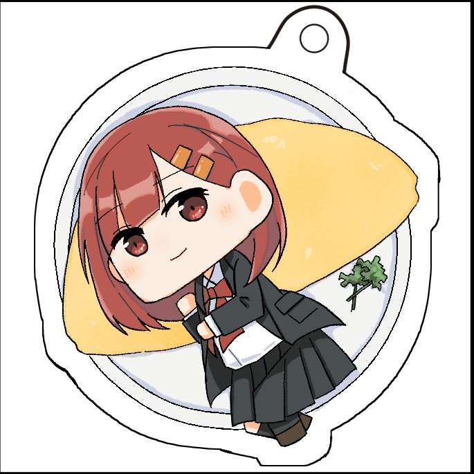 食べ物アクキー　オムライス