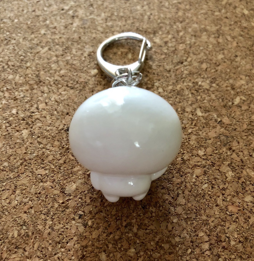 しろまるキーホルダー(●・-・●) 【しろまる★第1弾】