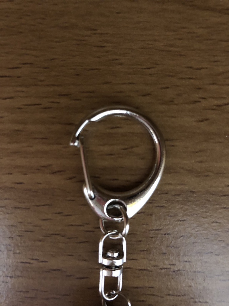 ラスト大特価!しろまる・まるちゃんキーホルダーおすわりver