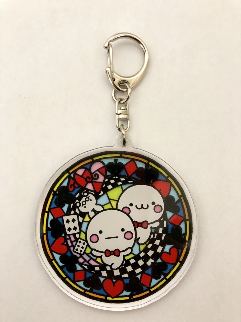 ラスト大特価!ステンドグラス風童話アクリルキーホルダー【4種類】