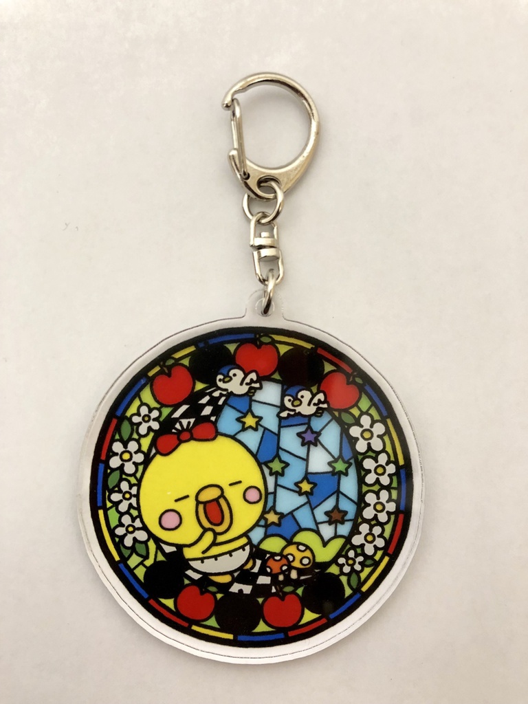 ラスト大特価!ステンドグラス風童話アクリルキーホルダー【4種類】