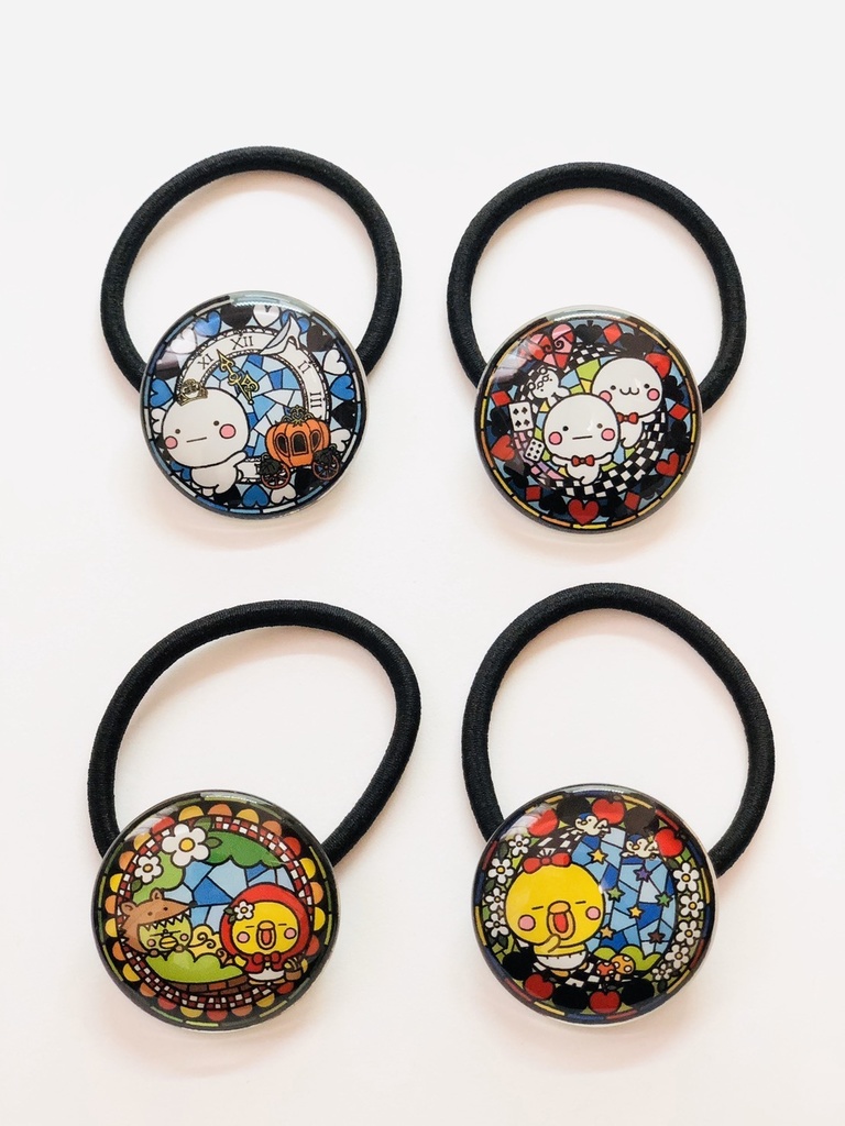 ★企画値下げ中★ヘアゴム8種(ガラス加工・高級仕上げ)