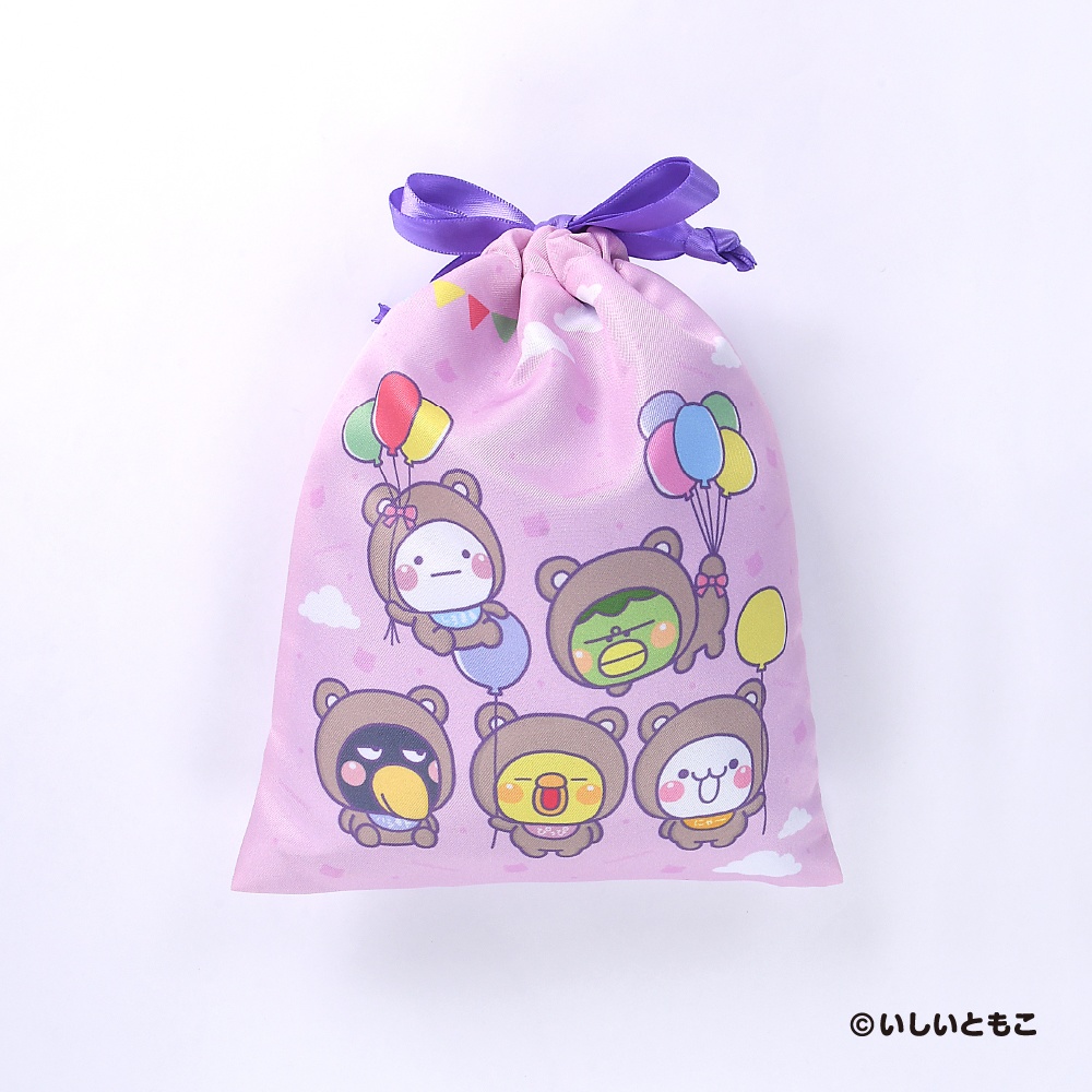 新くま★みんな集合巾着3枚セット