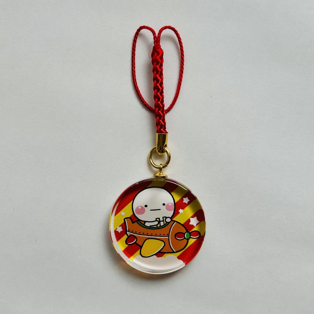 ★しろまる商店★ガラス根付