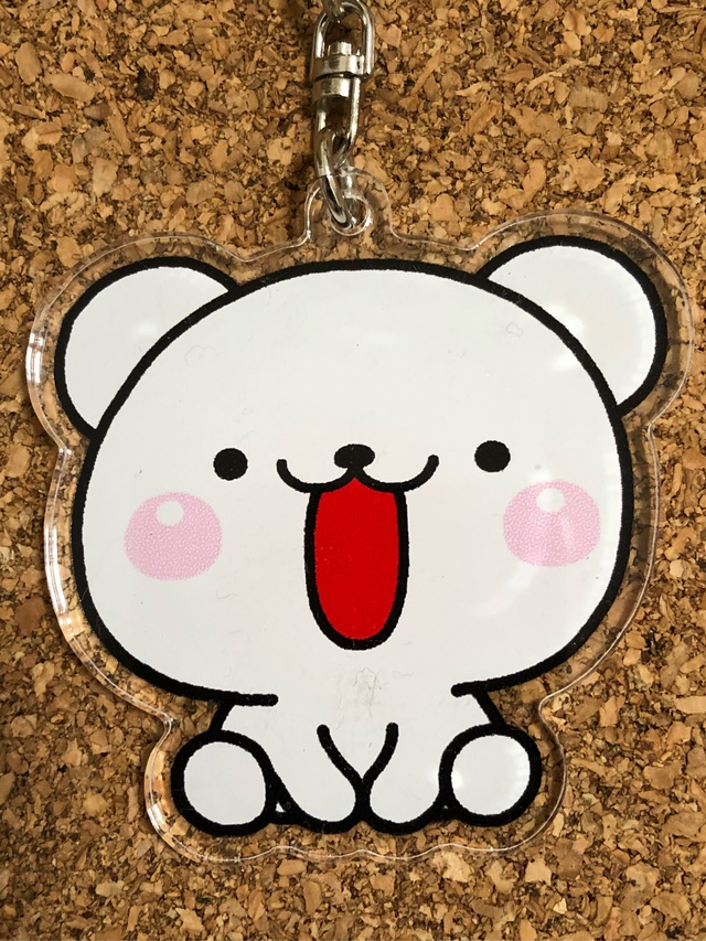しろくまさん・アクリルキーホルダー