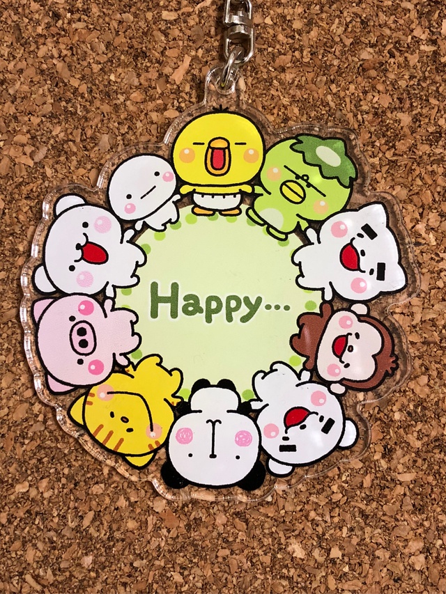 みんなでHAPPY・アクリルキーホルダー