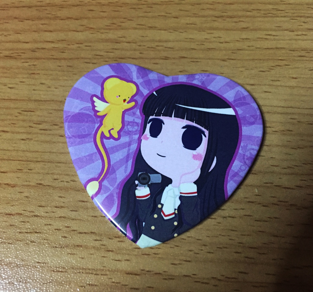 カードキャプターさくら ハート缶バッヂ