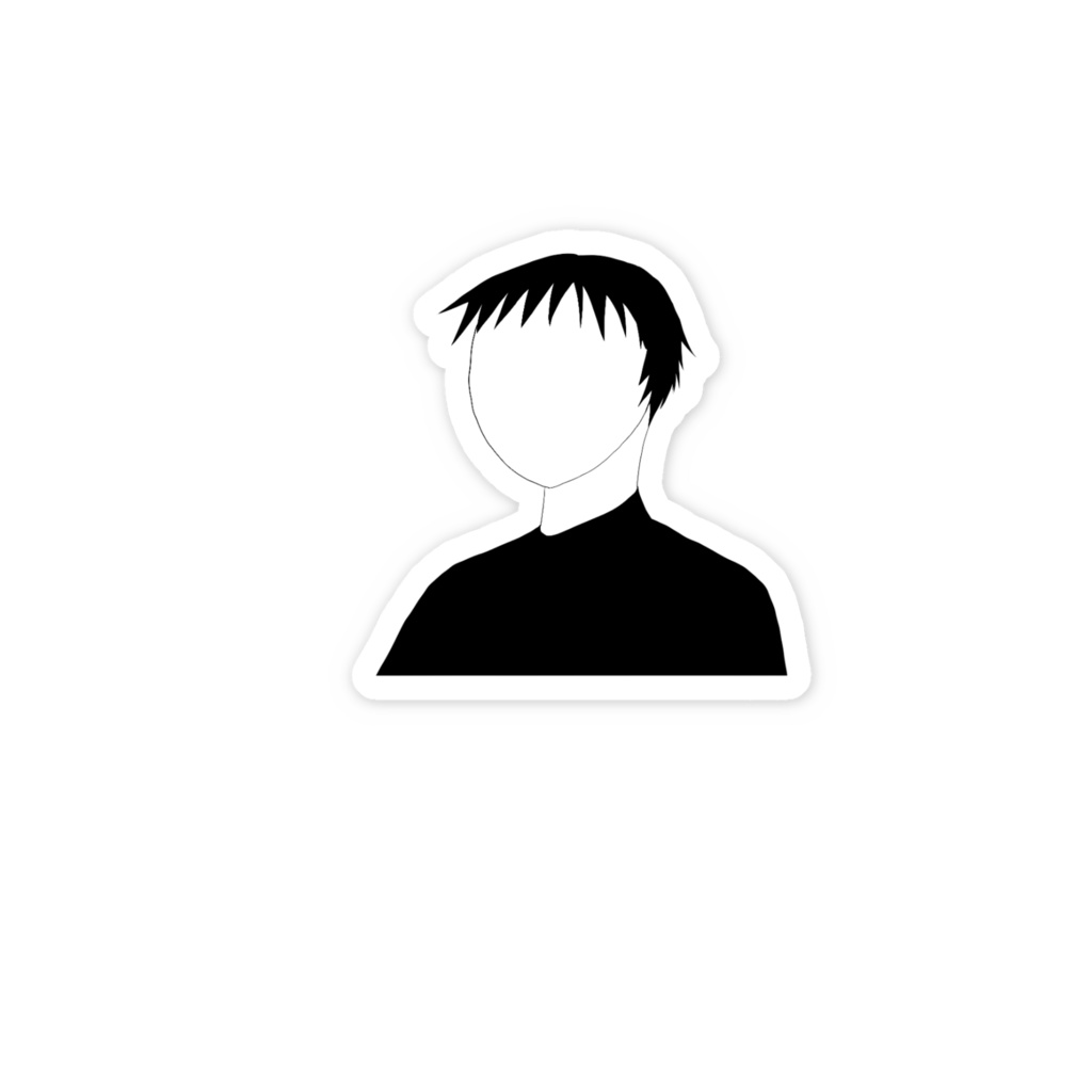 スマホステッカー 男1