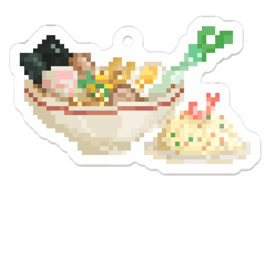 【ドット絵】ラーメンチャーハンセット