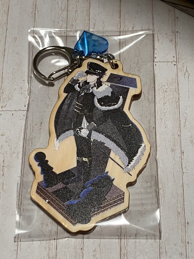 ブラッド木製キーホルダー(訳あり)
