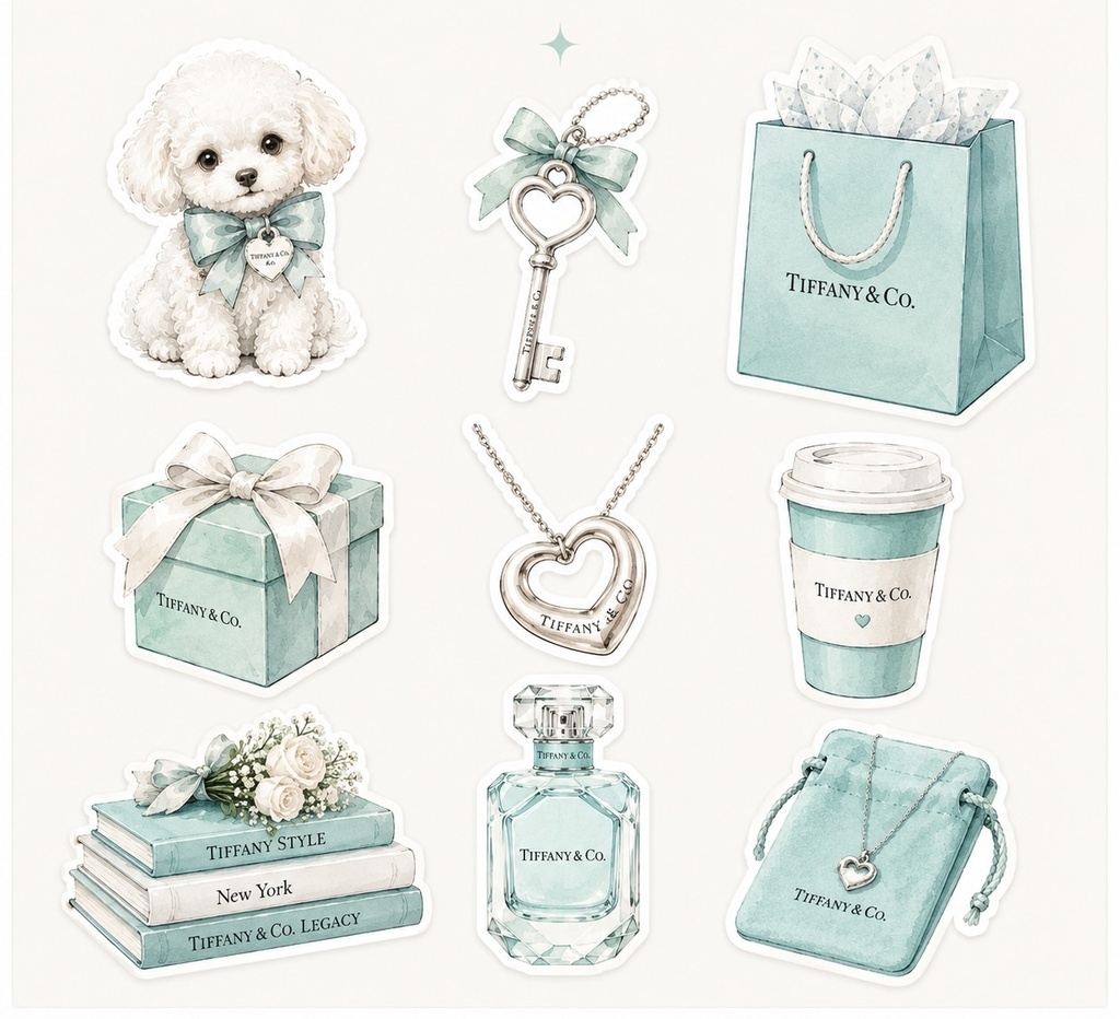 FASHION　 sticker pink & blue