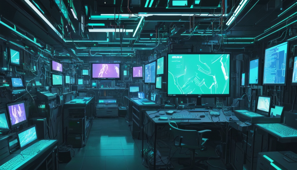 【背景48枚】近未来サイバーパンク室内パック｜差分あり（TRPG/CoC/ゲーム素材/ココフォリア）