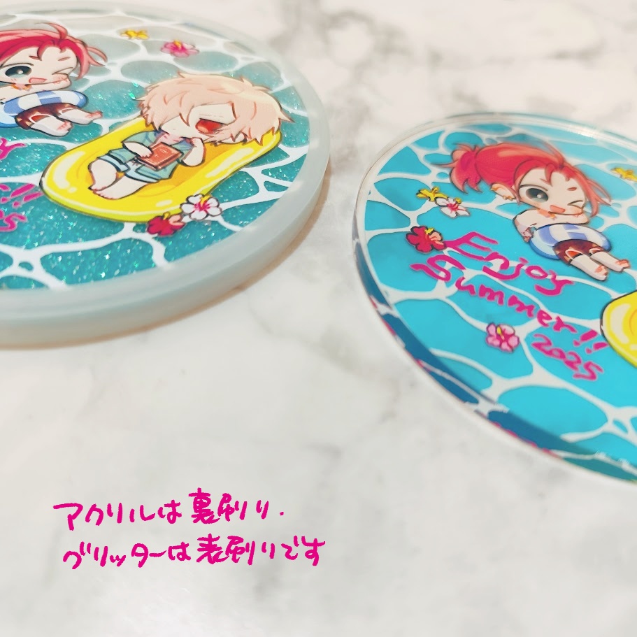 アクリル/グリッターコースター●20