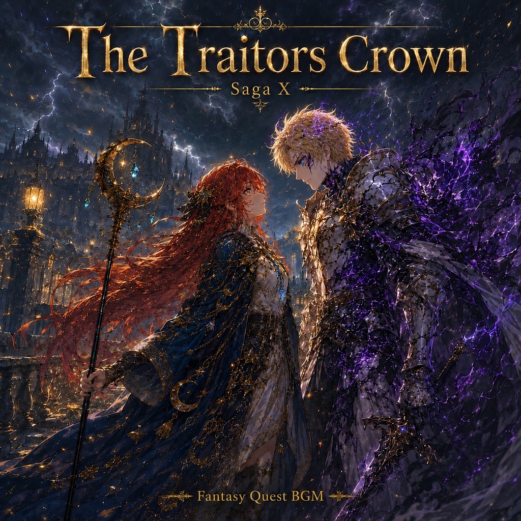 【ファンタジーBGM素材】Fantasy Quest BGM Vol.11 - The Traitor's Crown (Saga X 裏切り編・全10曲・WAV+MP3同梱・商用利用OK)