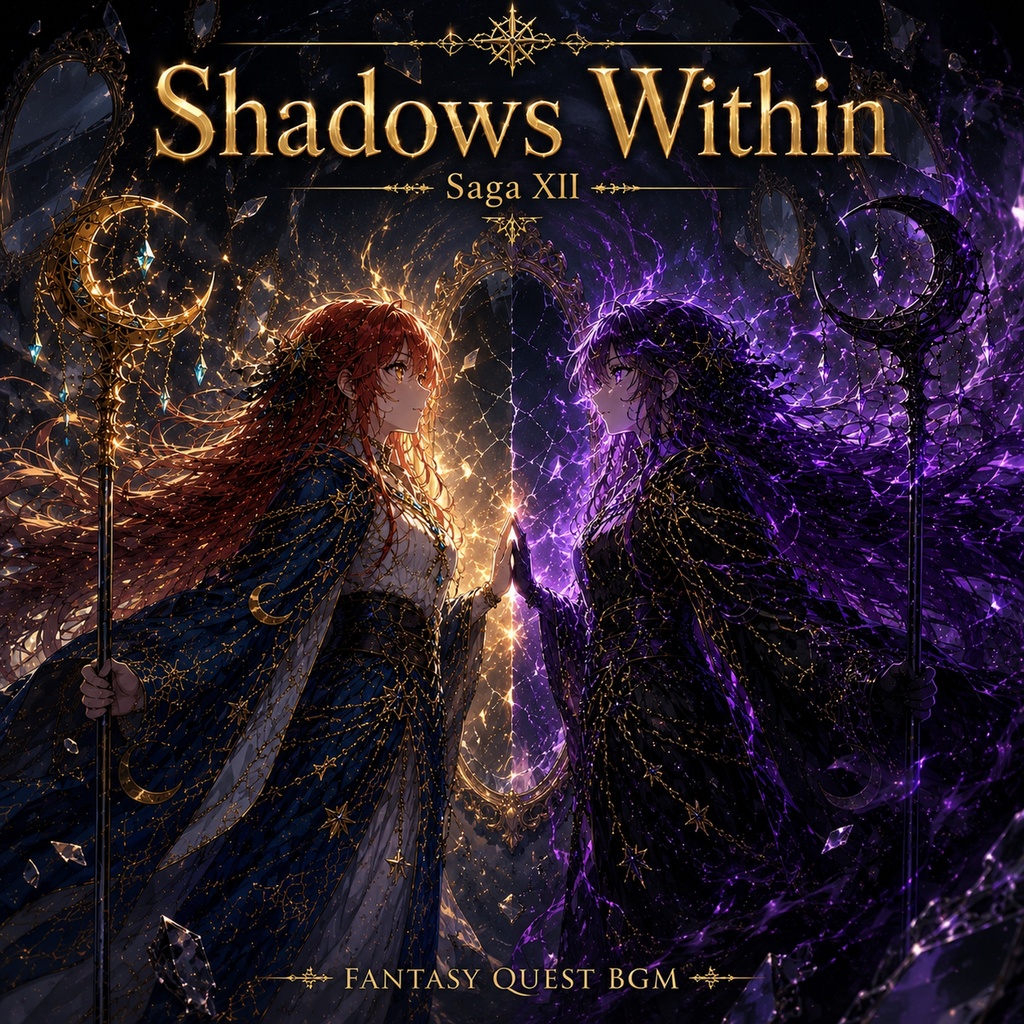 【ファンタジーBGM素材】Fantasy Quest BGM Vol.13 - Shadows Within (Saga XII 内面編・全10曲・WAV+MP3同梱・商用利用OK)