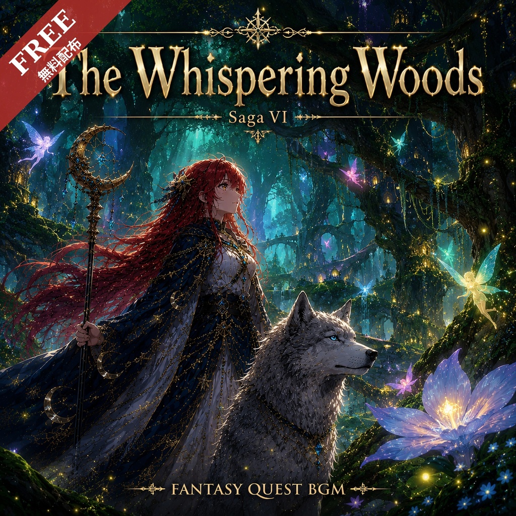 【無料配布】ファンタジーBGM素材「Edge of the Woods」 / Fantasy Quest BGM Vol.7 試聴版 (商用利用OK)