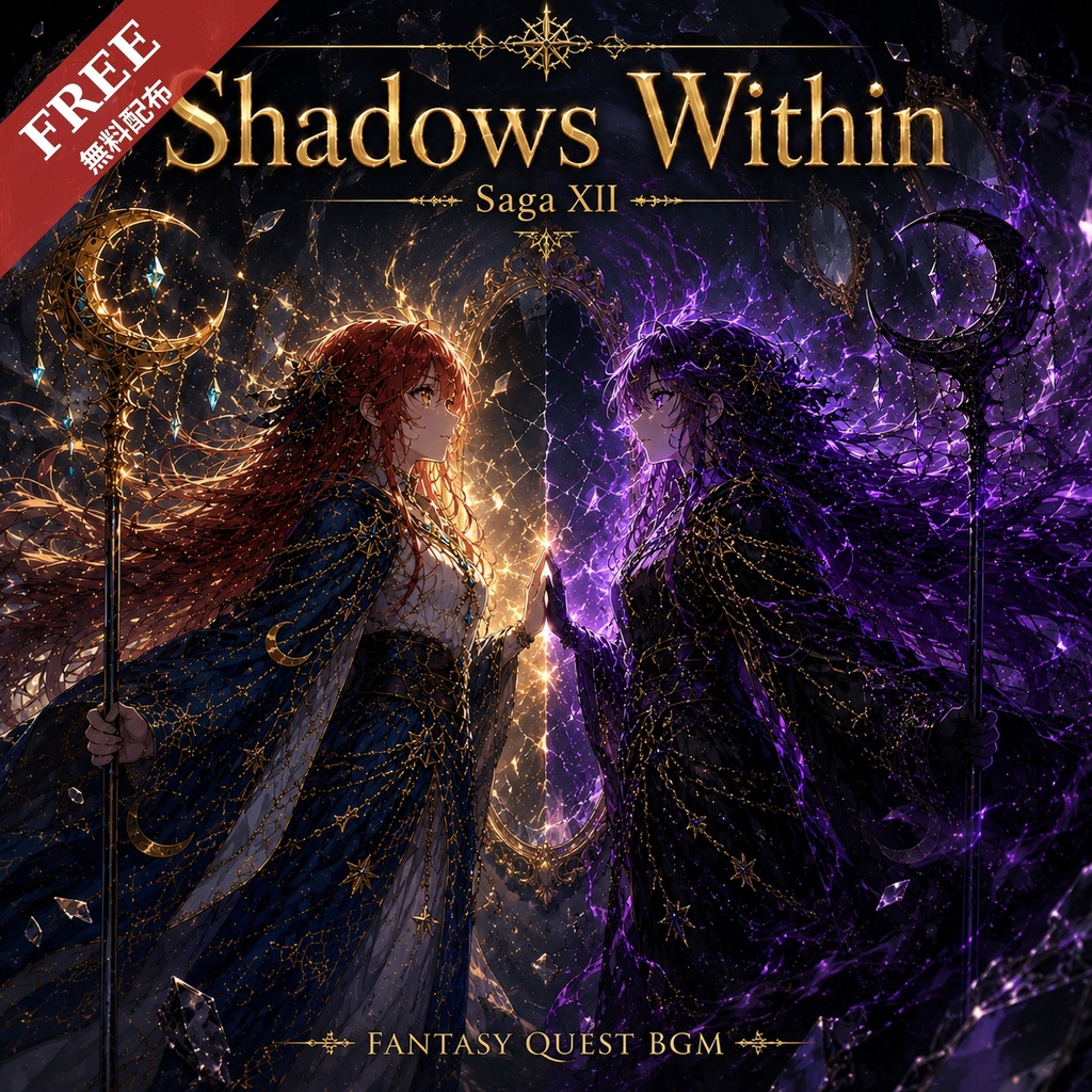 【無料配布】ファンタジーBGM素材「The Mirror」 / Fantasy Quest BGM Vol.13 試聴版 (商用利用OK)