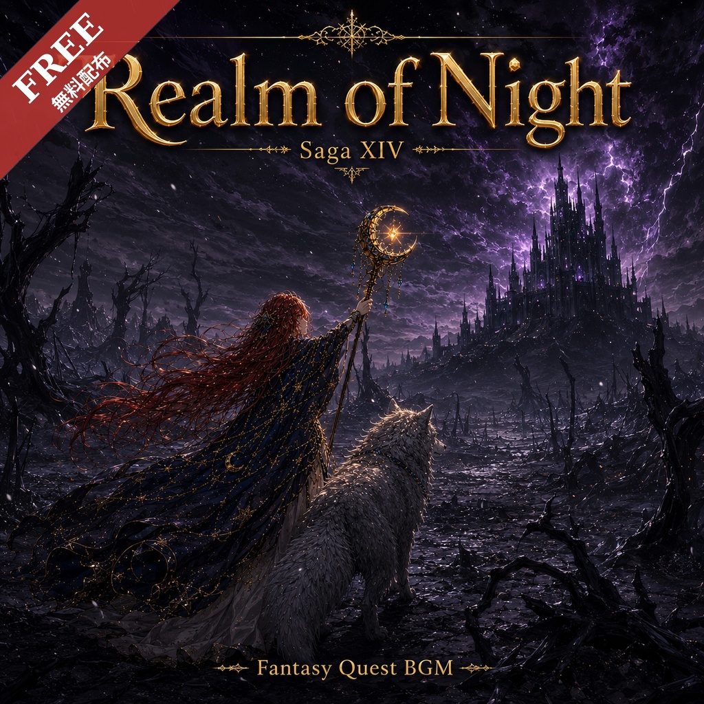 【無料配布】ファンタジーBGM素材「The Black Gate」 / Fantasy Quest BGM Vol.15 試聴版 (商用利用OK)
