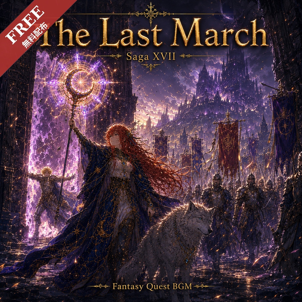 【無料配布】ファンタジーBGM素材「The Last March」 / Fantasy Quest BGM Vol.18 試聴版 (商用利用OK)