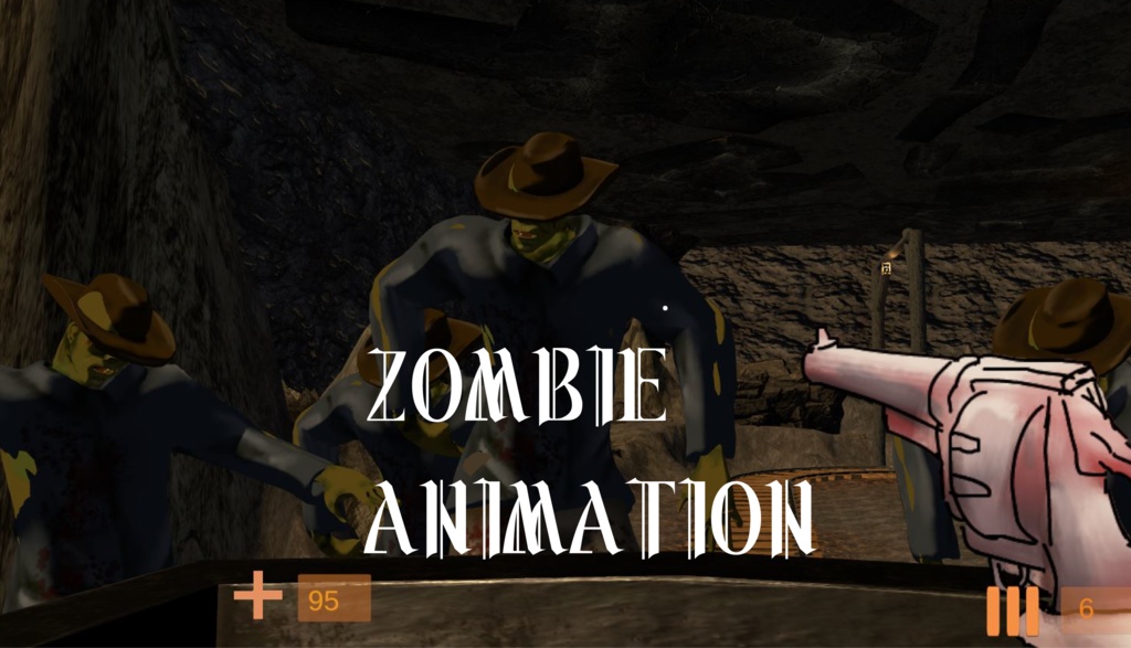 [Unityアニメション」 Zombie Animation （VRChatアバター対応）