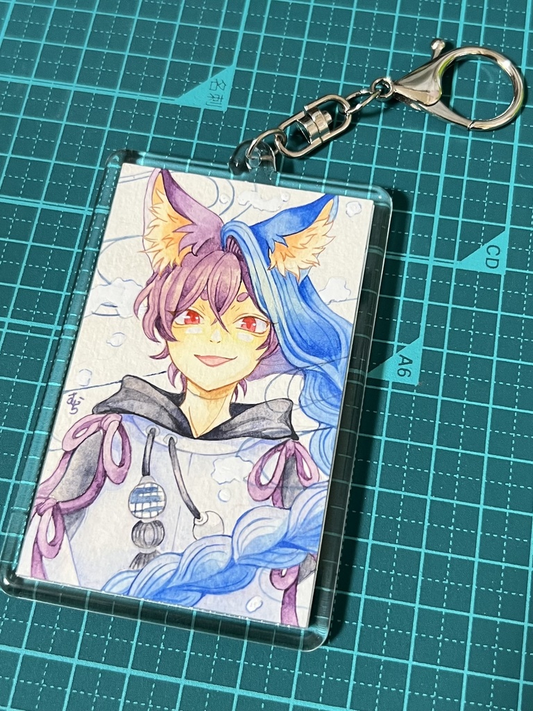 原画キーホルダー
