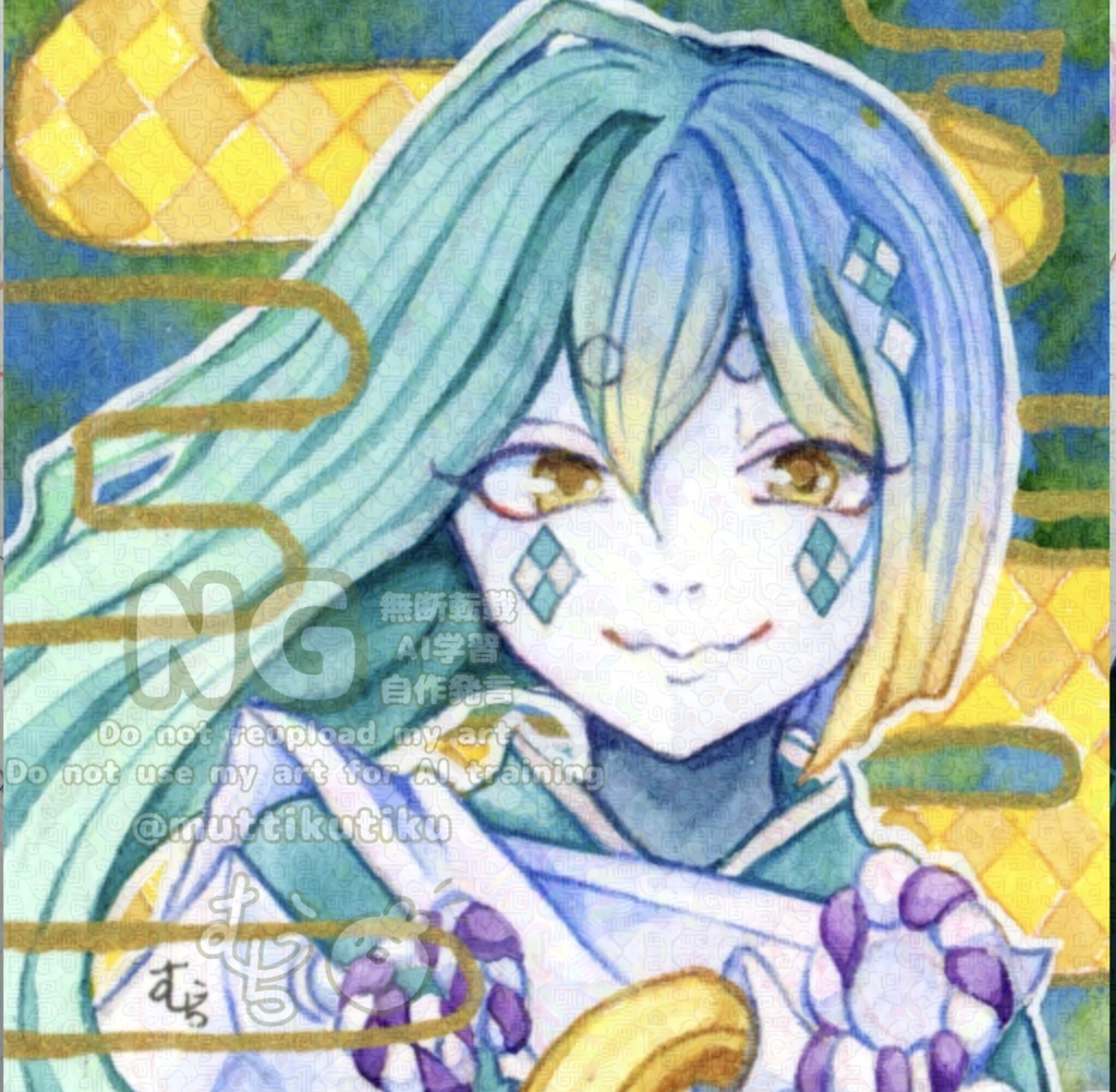 ミニ額原画 巳年