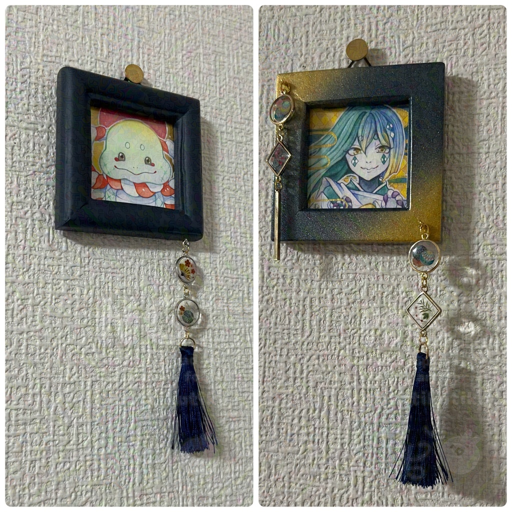 ミニ額原画　巳年