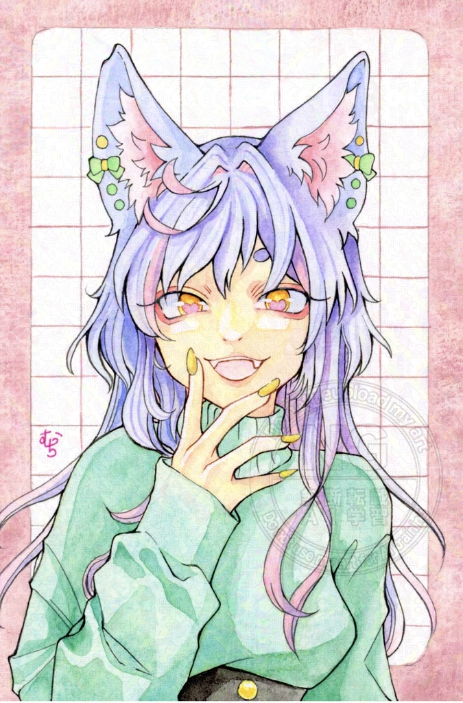 ハガキサイズ原画 フレームレス