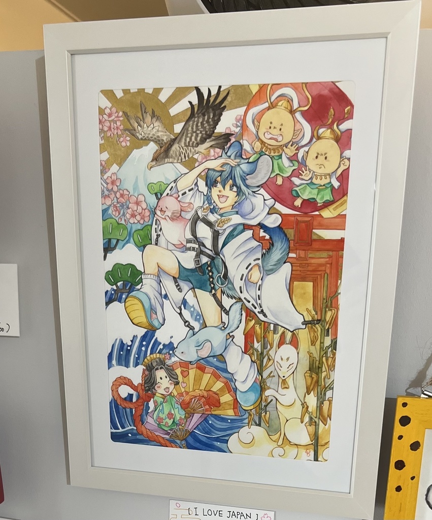 原画【I LOVE JAPAN】