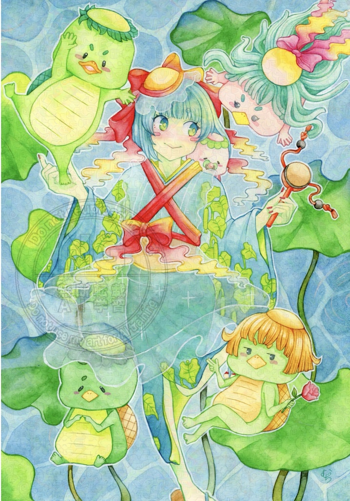 2人展【東西妖奇譚】B5サイズ原画