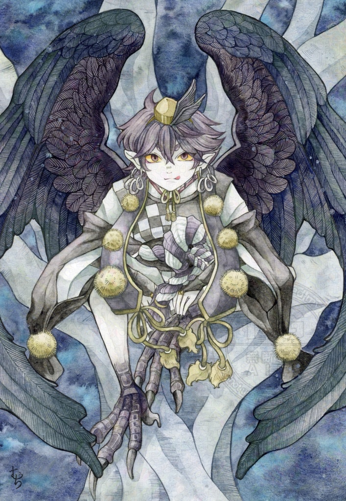 2人展【東西妖奇譚】B5サイズ原画