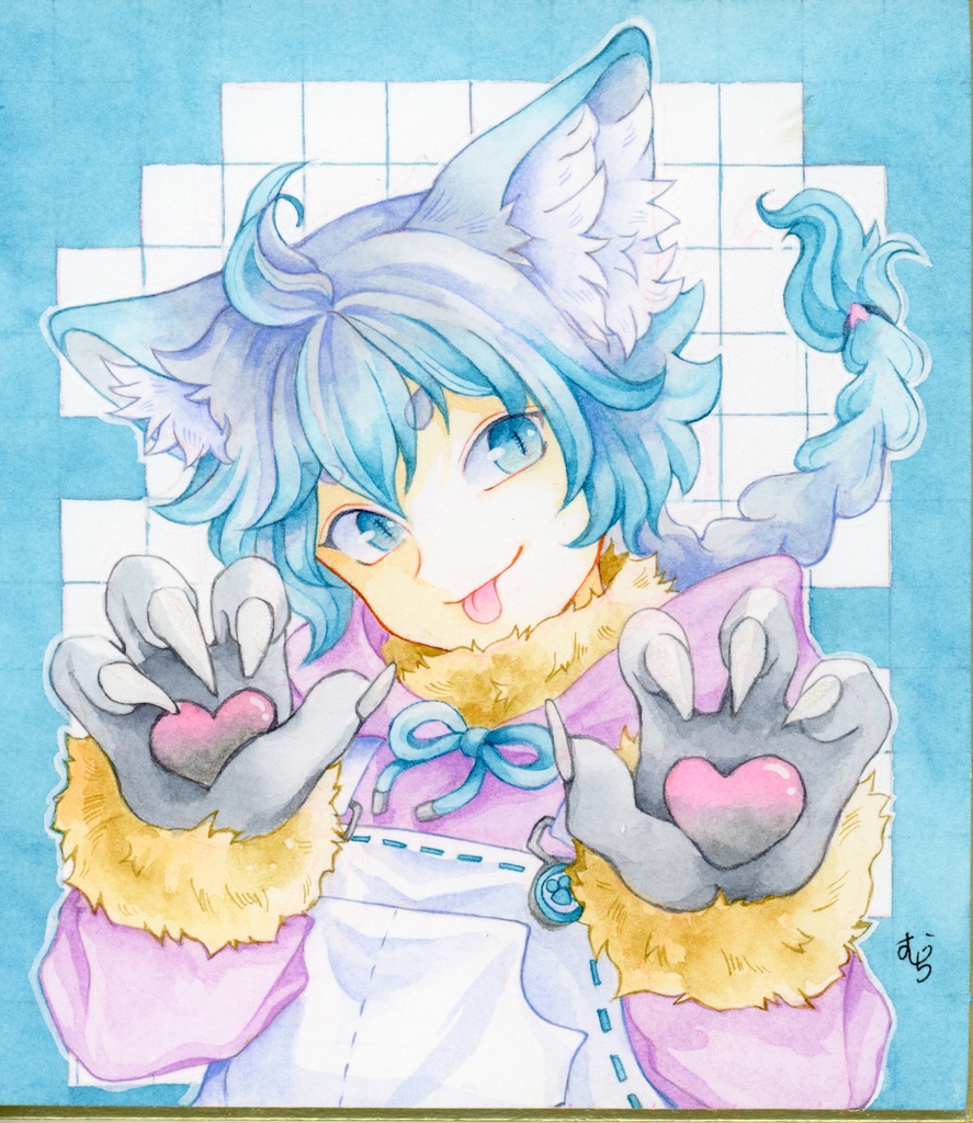 1/4色紙 原画