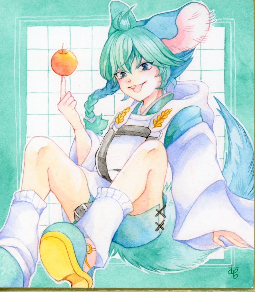 1/4色紙 原画