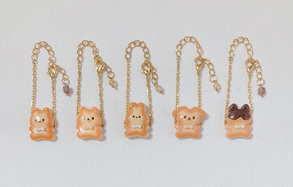 10cm ぬいぐるみ用 ポシェット風 アニマルクッキー