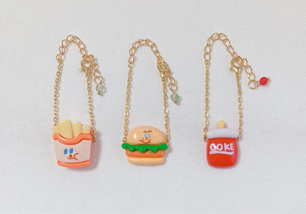 10cm ぬいぐるみ用 ポシェット風 たべもの