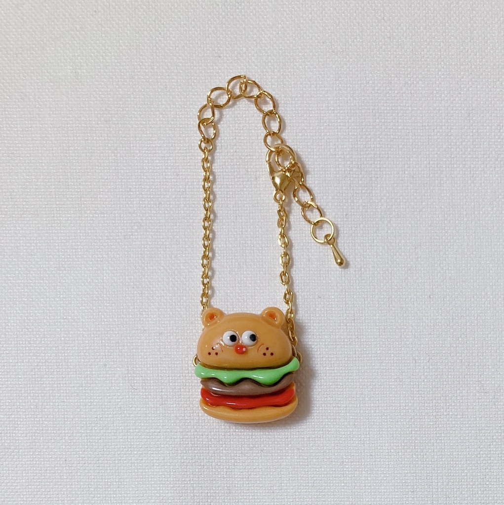 10cm ぬいぐるみ用 ポシェット ハンバーガー