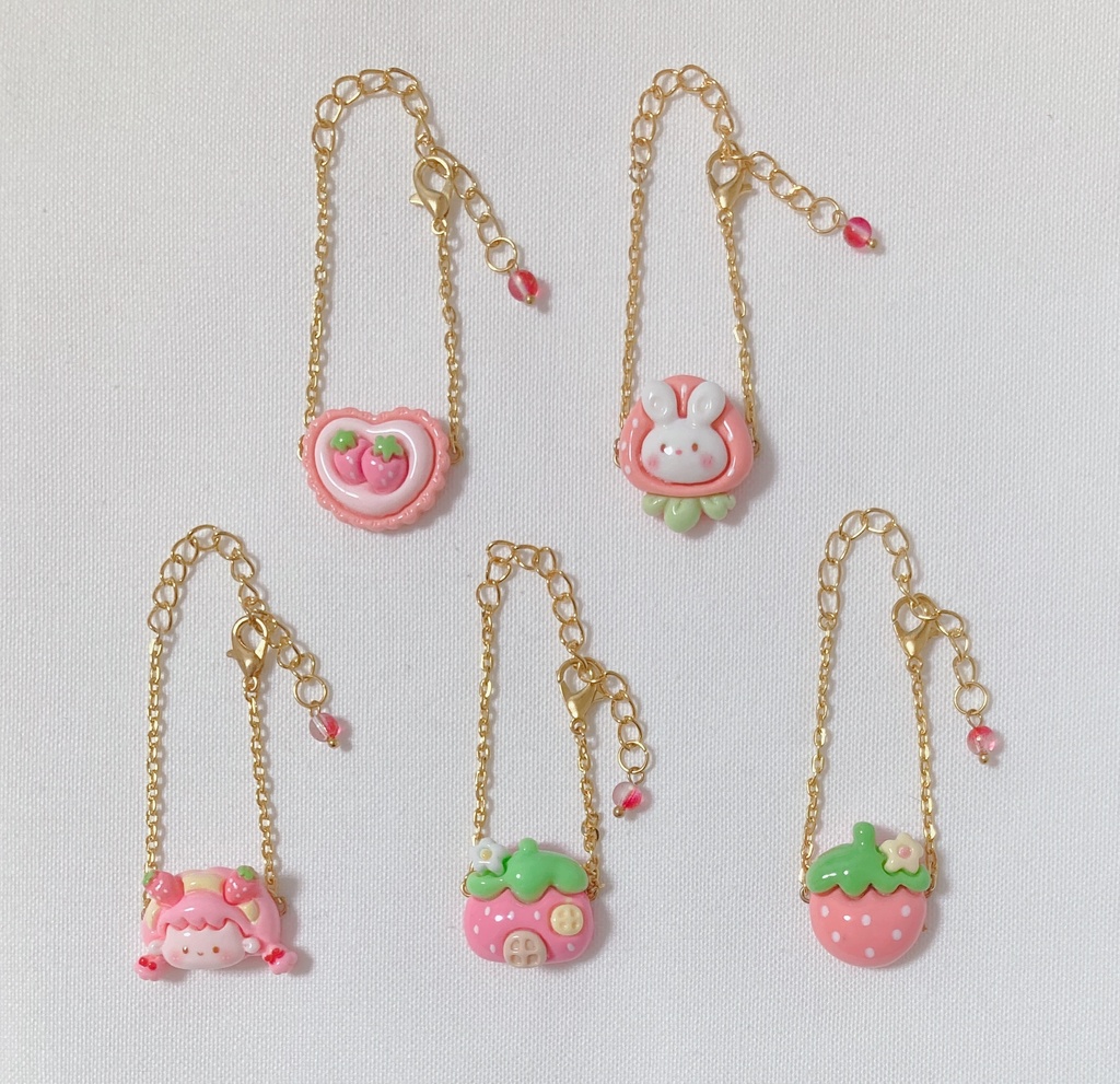 10cm ぬいぐるみ用 ポシェット いちご
