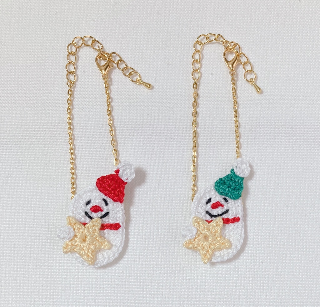 16cm ぬいぐるみ用 ポシェット 雪だるま