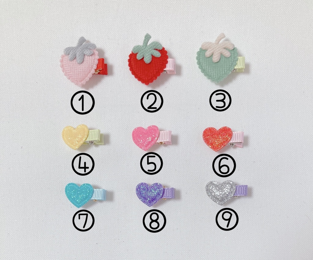 ぬいぐるみ用 ヘアクリップ ②