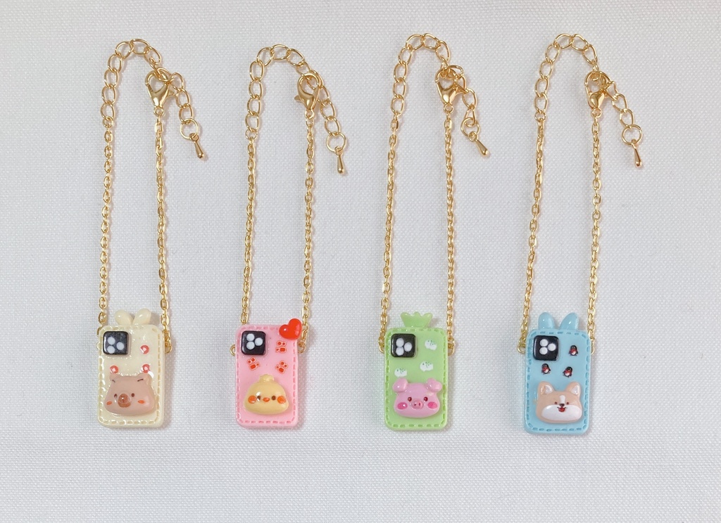 16cm ぬいぐるみ用 ポシェット アニマルスマホ