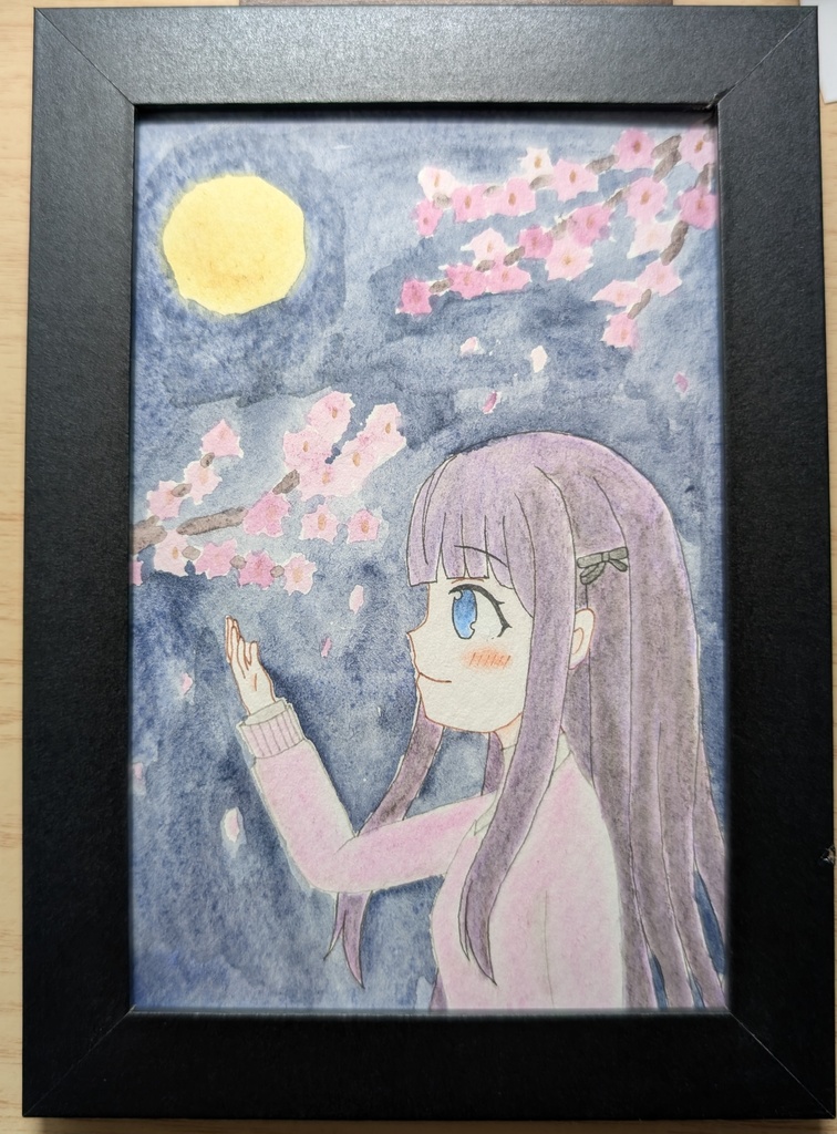 夜桜霧原