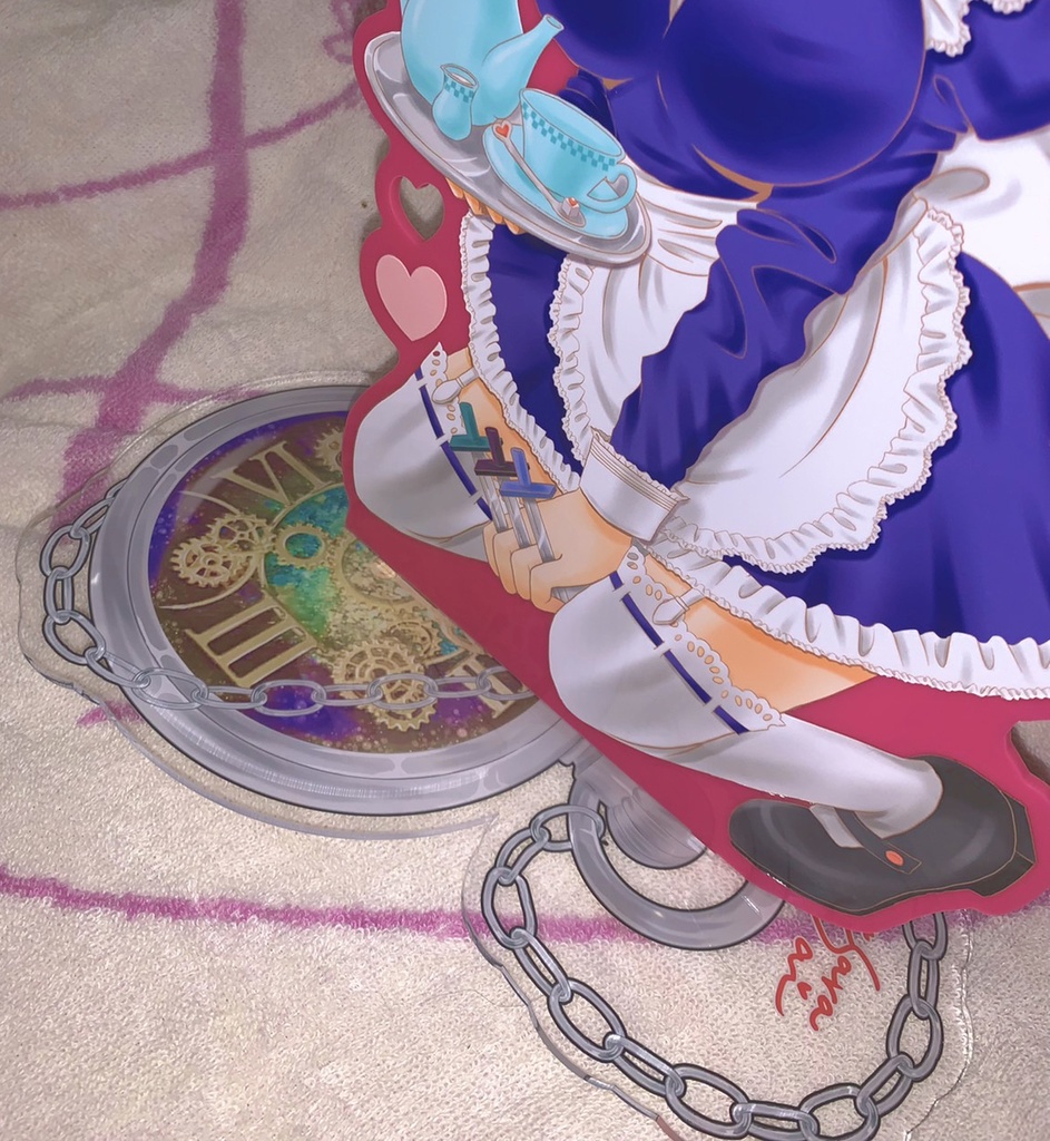 【俺の嫁】咲夜A4アクリルフィギュア+限定同人誌