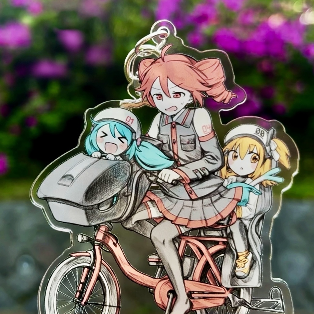 自転車レイテトミク　スタンドアクキー