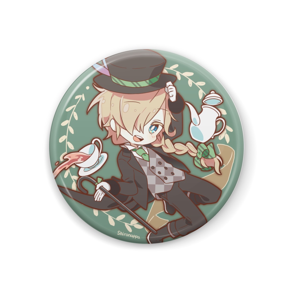 ほんわか不思議の国の缶バッジ